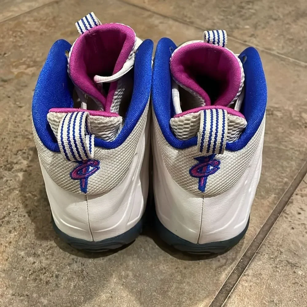 Nike Little Posite One GS Peanut Butter & Jelly Fuchsia Blast 644791-103 6.5Y